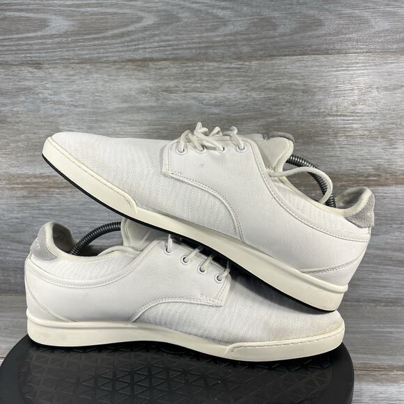 Aldo Men’s Pressure White Low Top Sneakers Size 10.5 - Picture 7 of 8